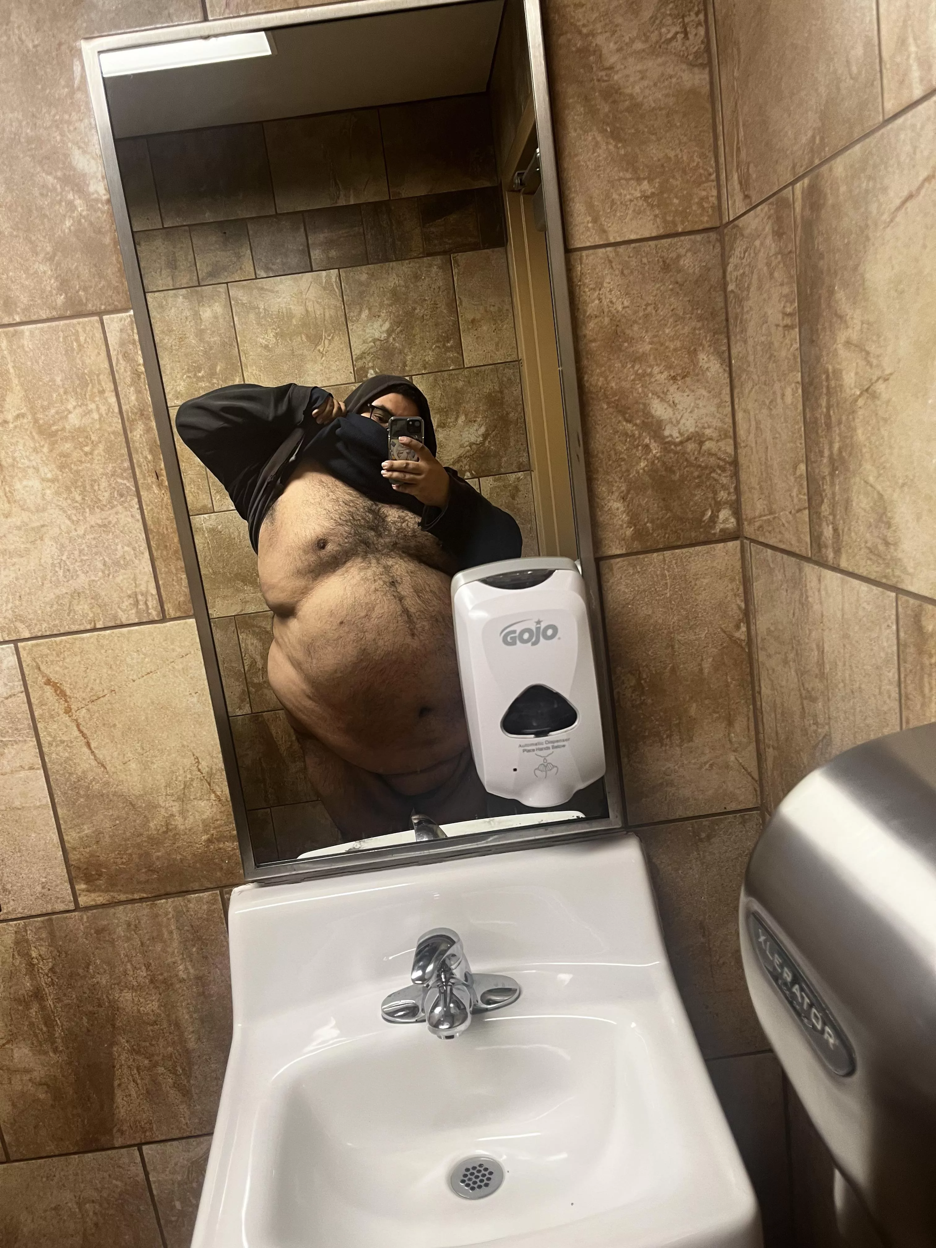 Who’s going to join me in the restroom