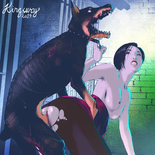 Ada Wong takes an infected knot (Kingsway)[Resident Evil]