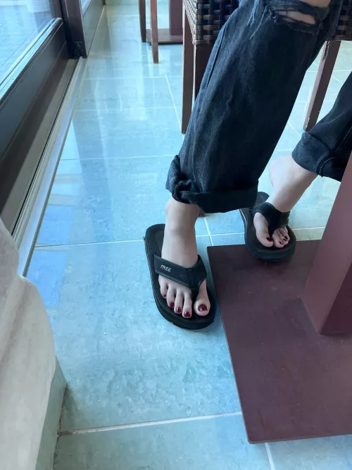 at the restaurant 🚫