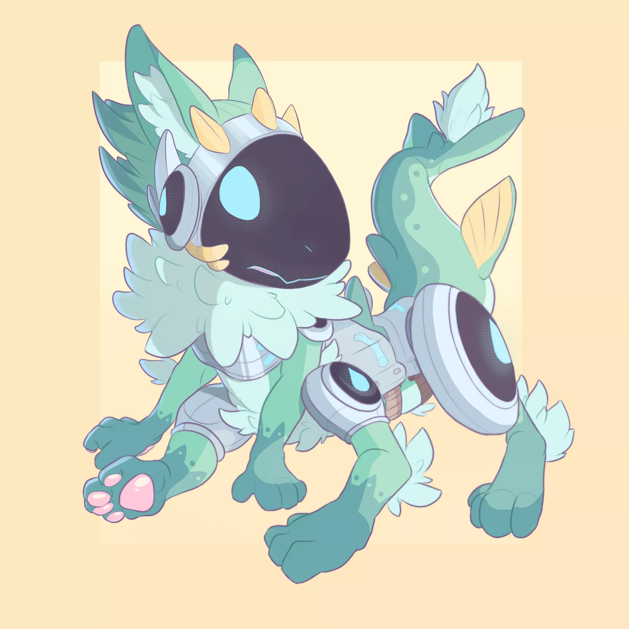 baby aquatic prototaur :3 art by me