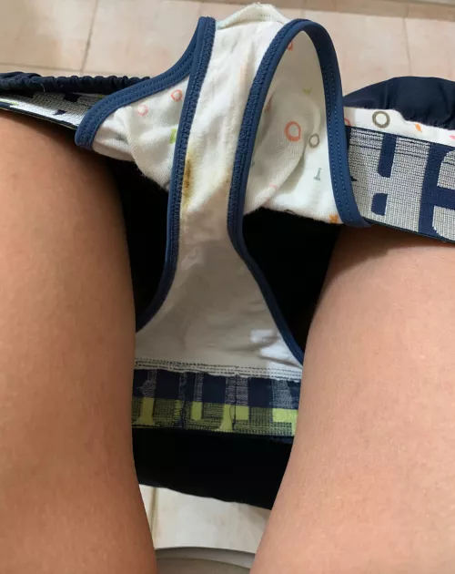 Barely made it to the bathroom >.< could you tell?