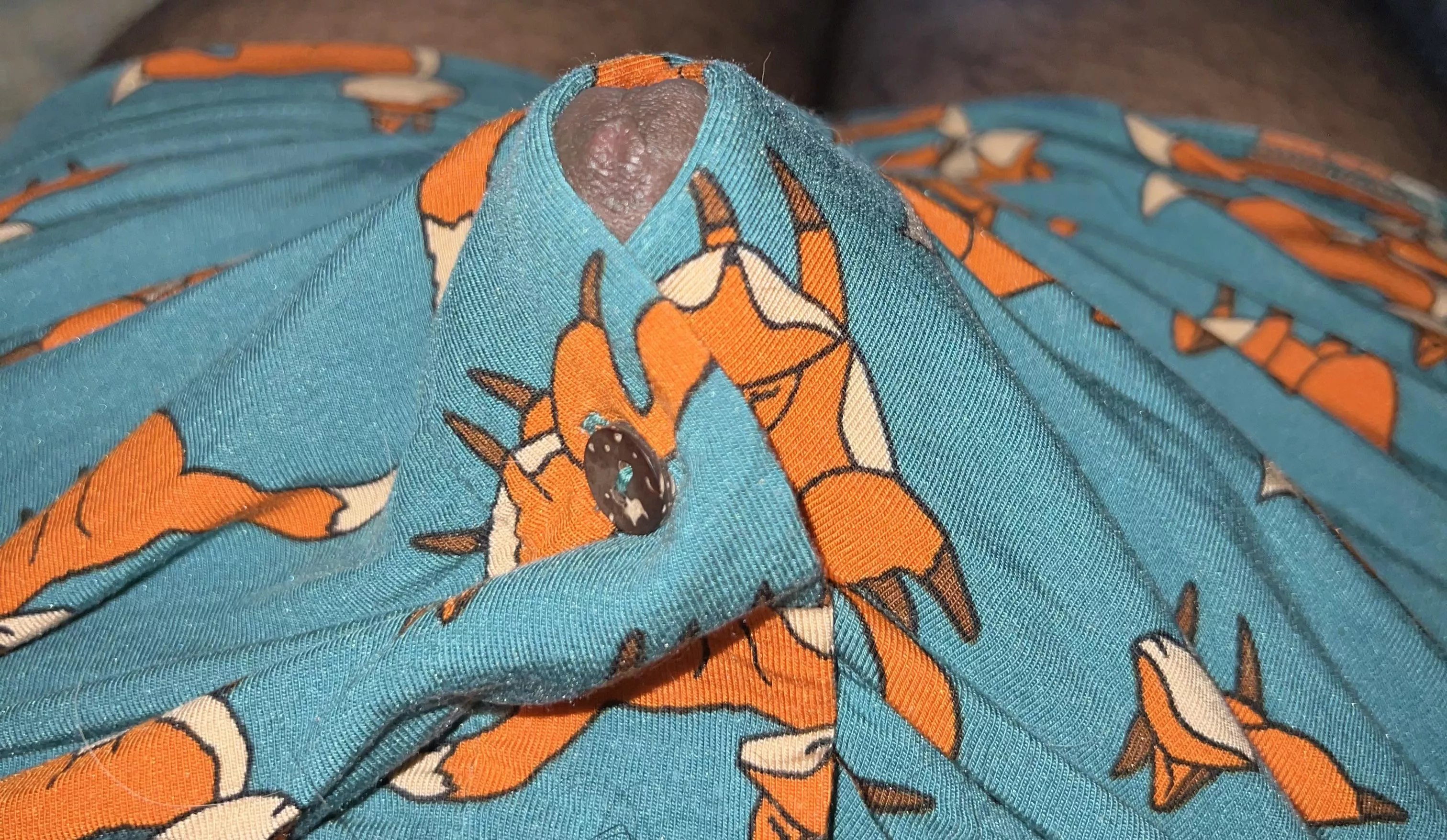 Best part of boxers is having your cock peek through the fly