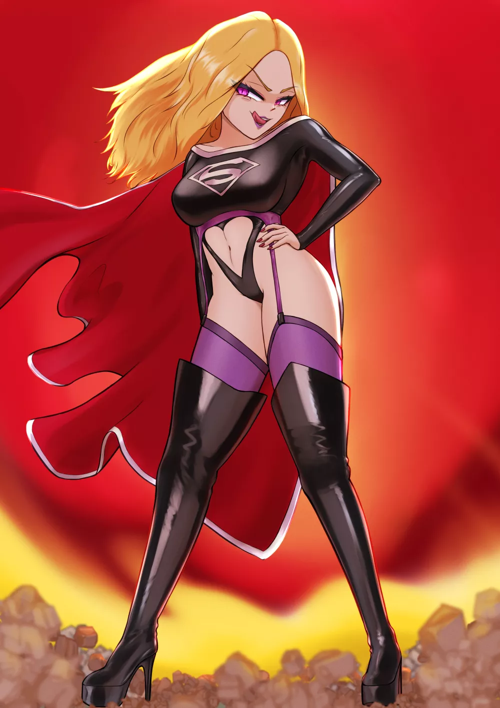 Dark Supergirl In Charge (Yamimochi) [DC]