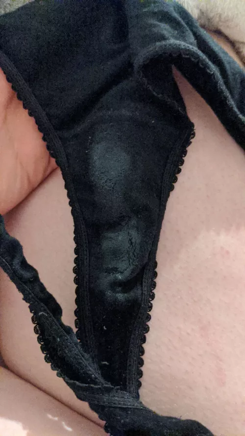 Day 3 final post. After 3 days of wear, pee wiping & pussy stuffing, these are ready to be gift wrapped for a present!!