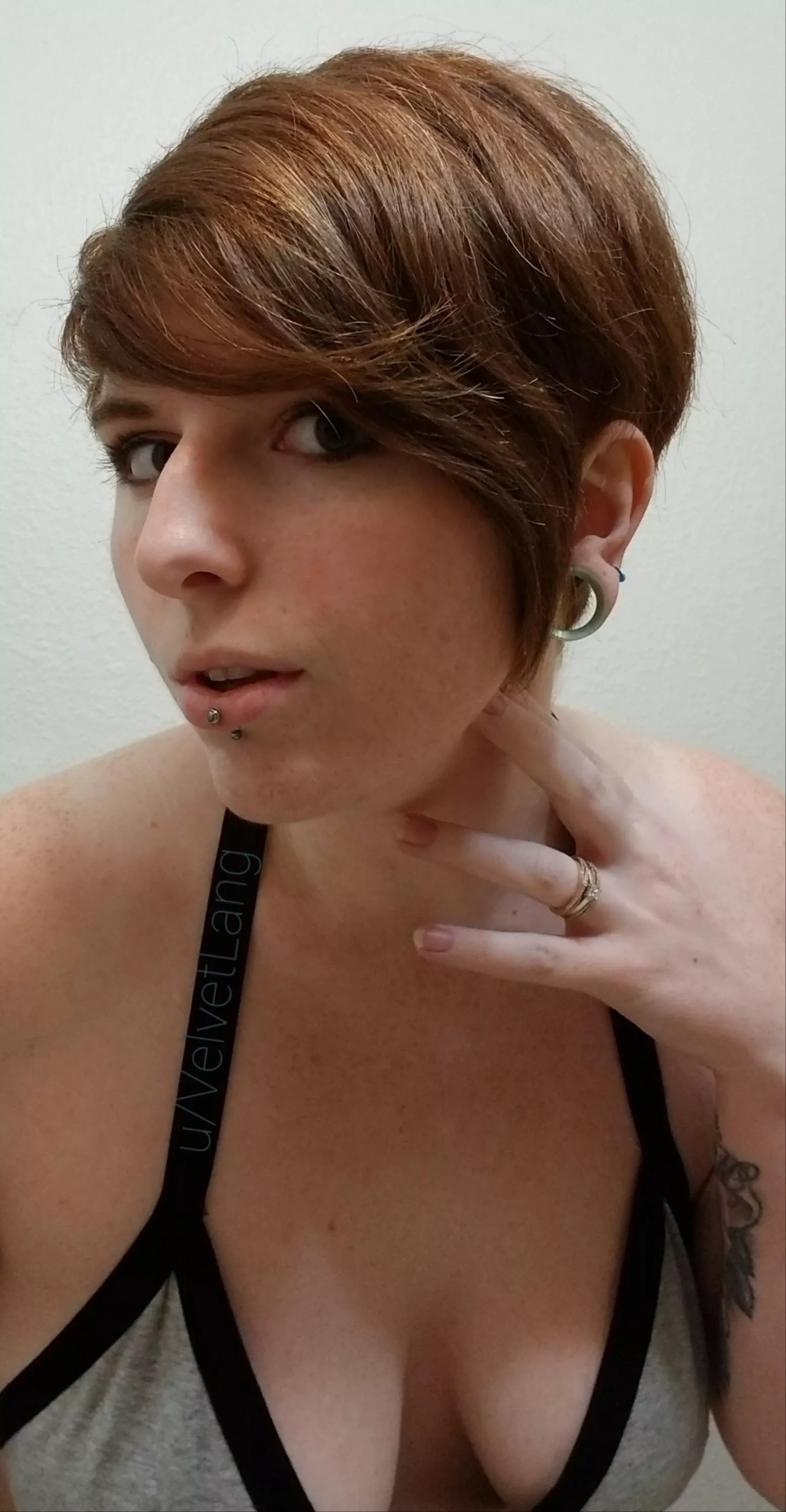 Do you like a natural ginger with a pixie cut?