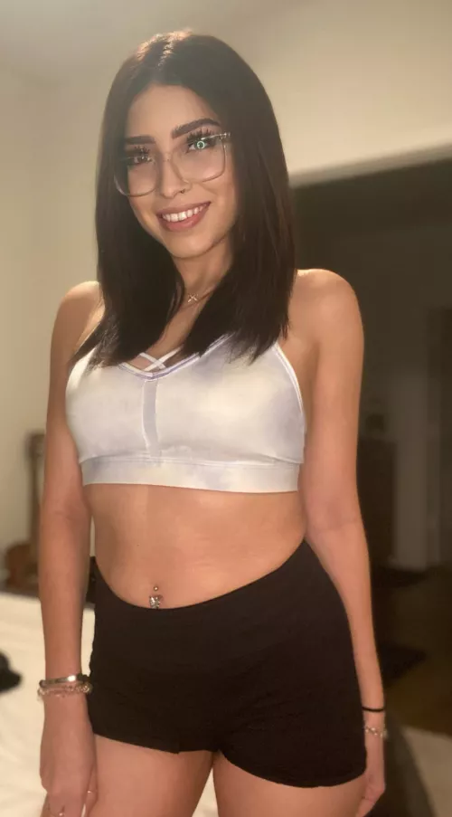 Do you think my crop top is cute?