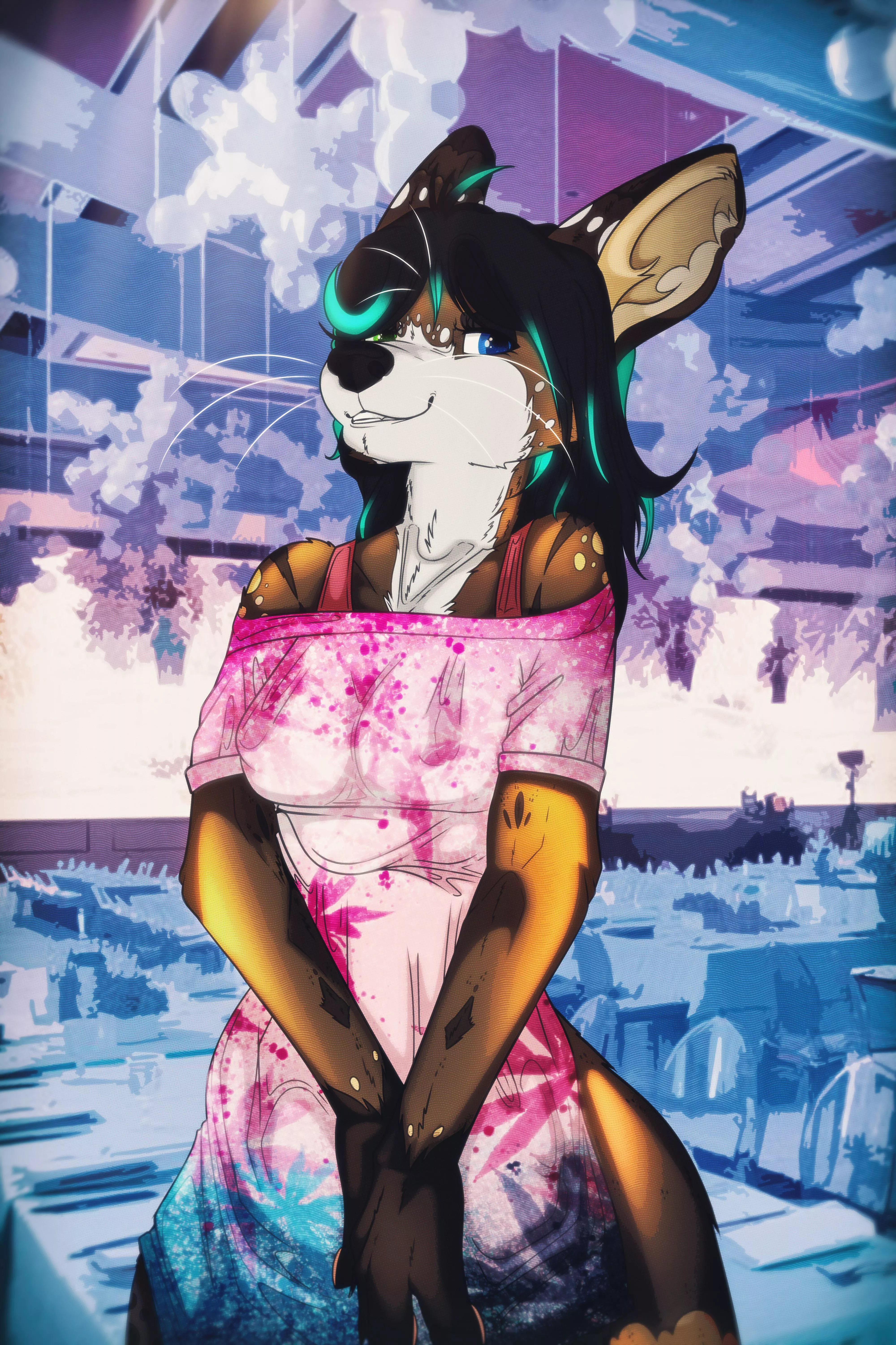 Dress for Party! (Art by me: 0l-Fox-l0)