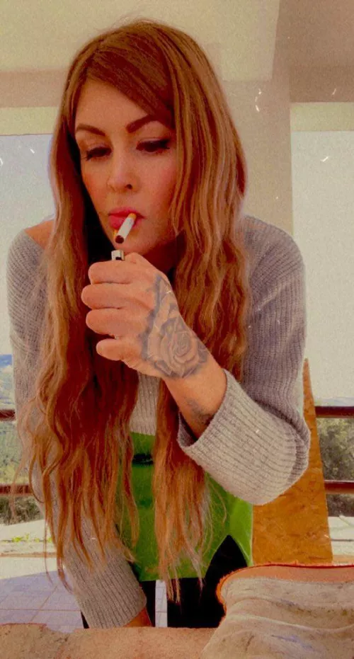 First cig of the day! 😌💨🚬