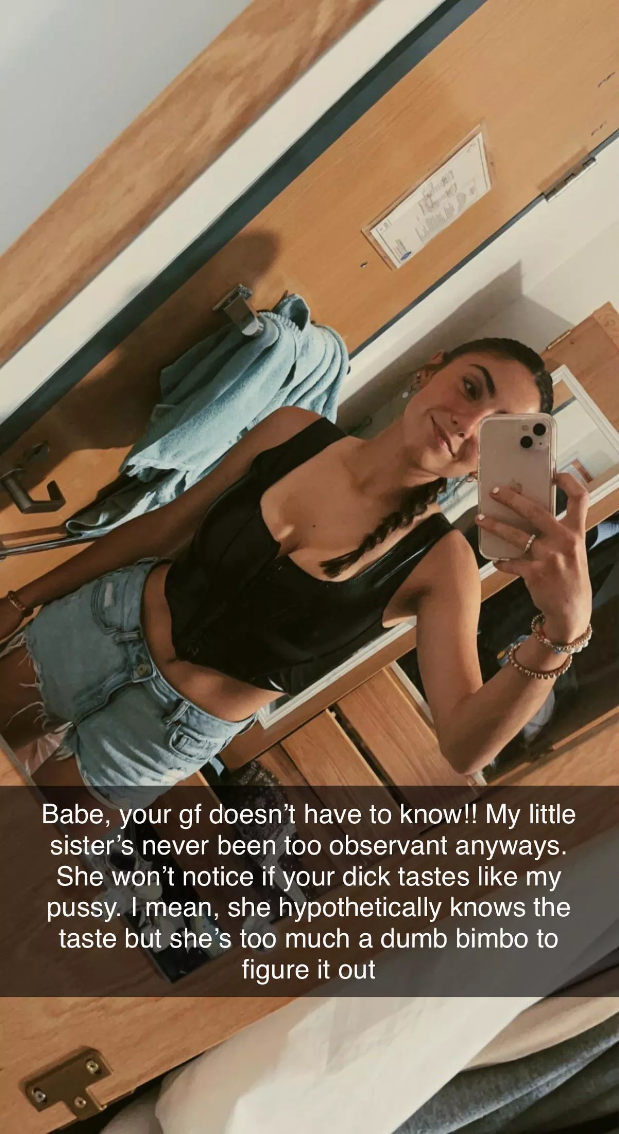 Give in and taste the pussy my sister has already tasted