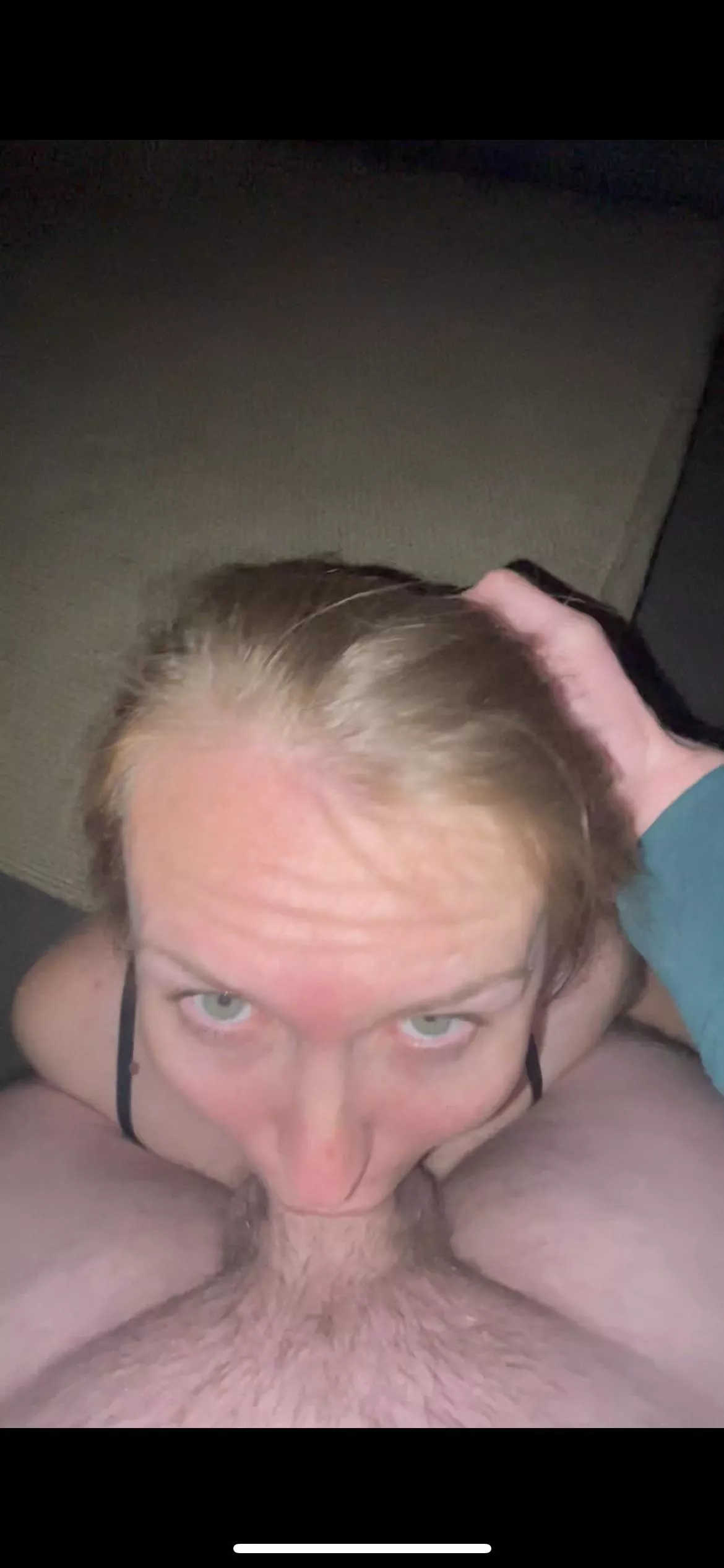 Handcuffs and eye contact 👀🍆👱🏻‍♀️