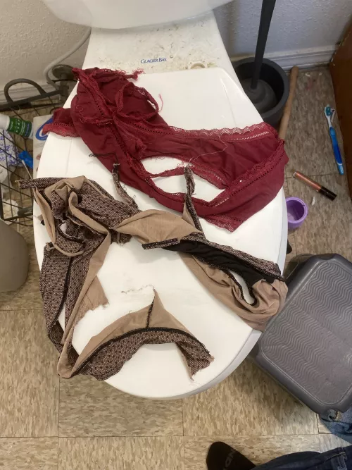 I ripped two of my favorite panties with wedgies