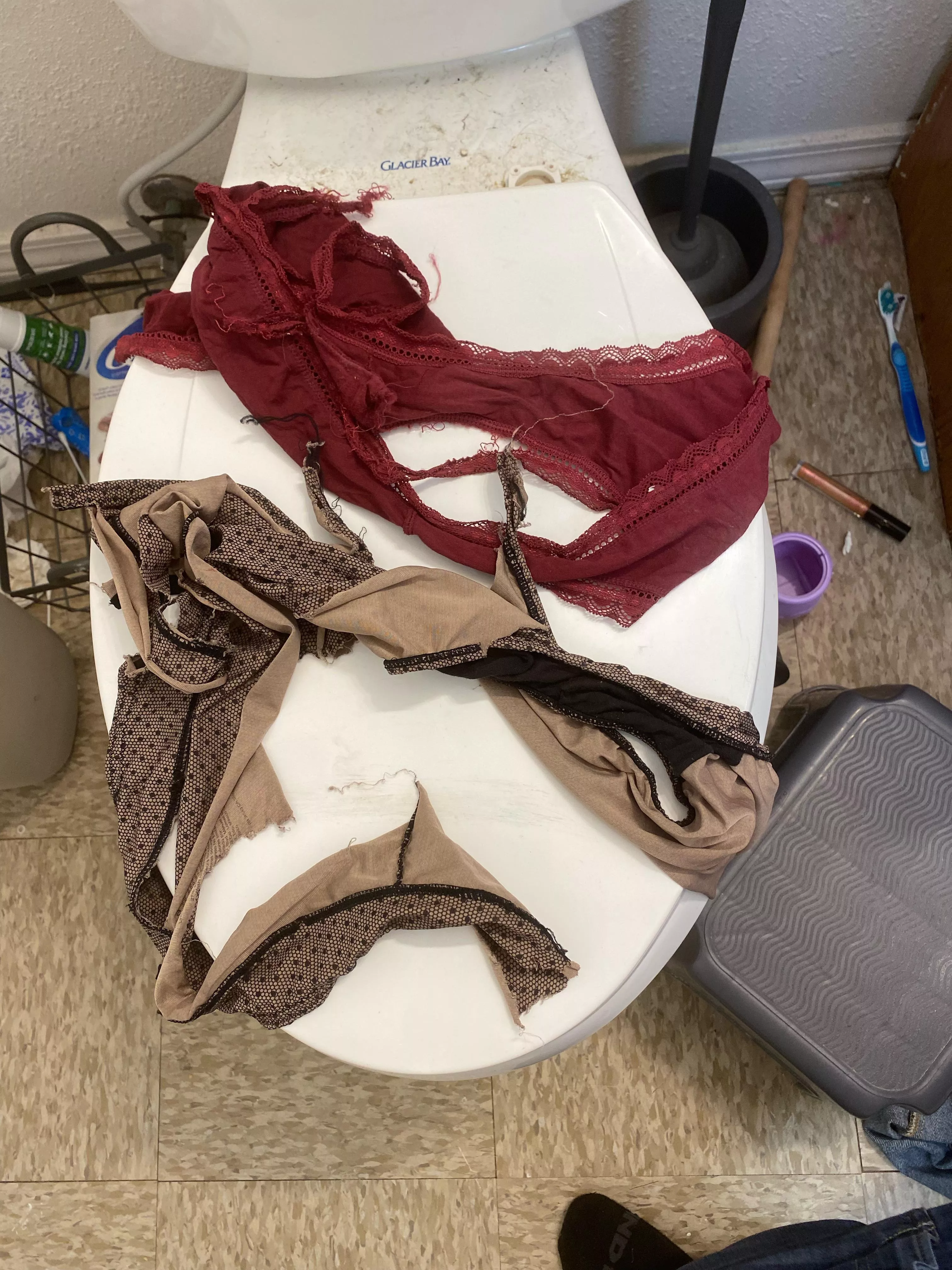 I ripped two of my favorite panties with wedgies