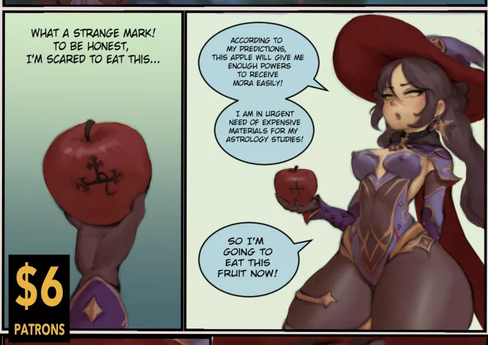 {Image} Genshin Vore P.1 [Art by Evildeerxx] [Comic] [Female Pred] [Same Size]