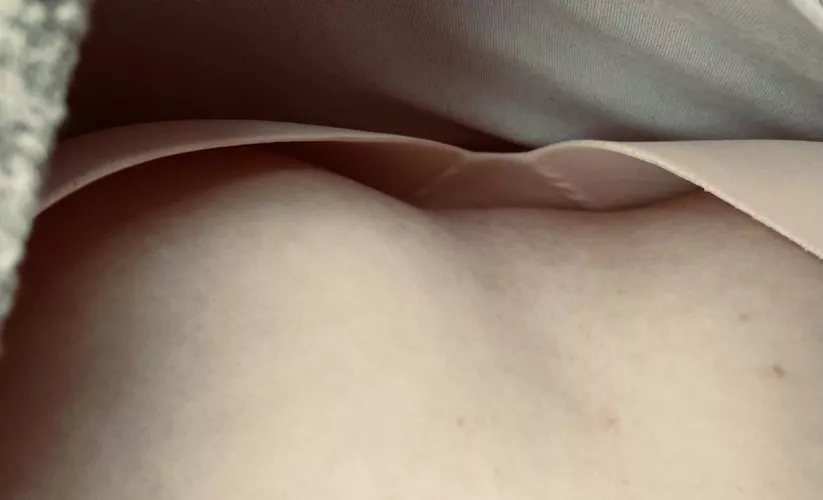 Just a look down my shirt at my little titties!