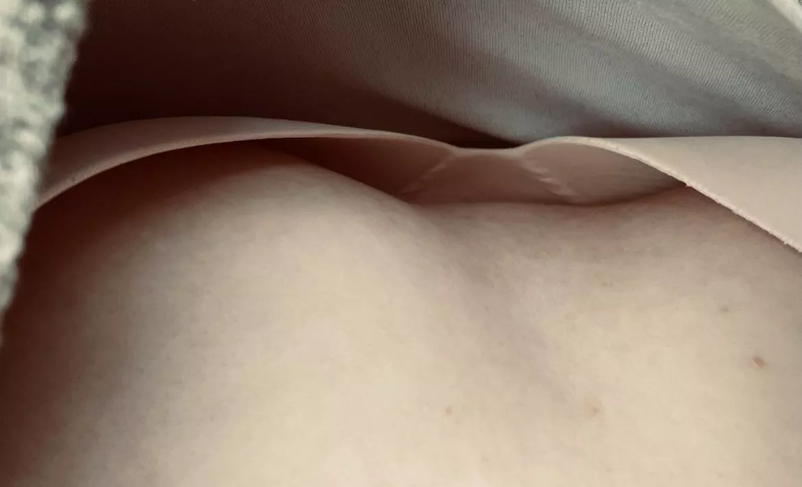 Just a look down my shirt at my little titties!