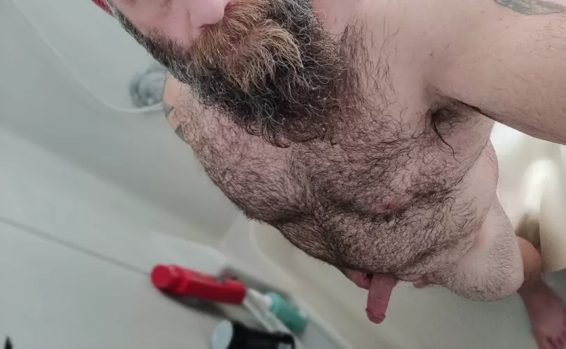 Just finished washing my beard.
