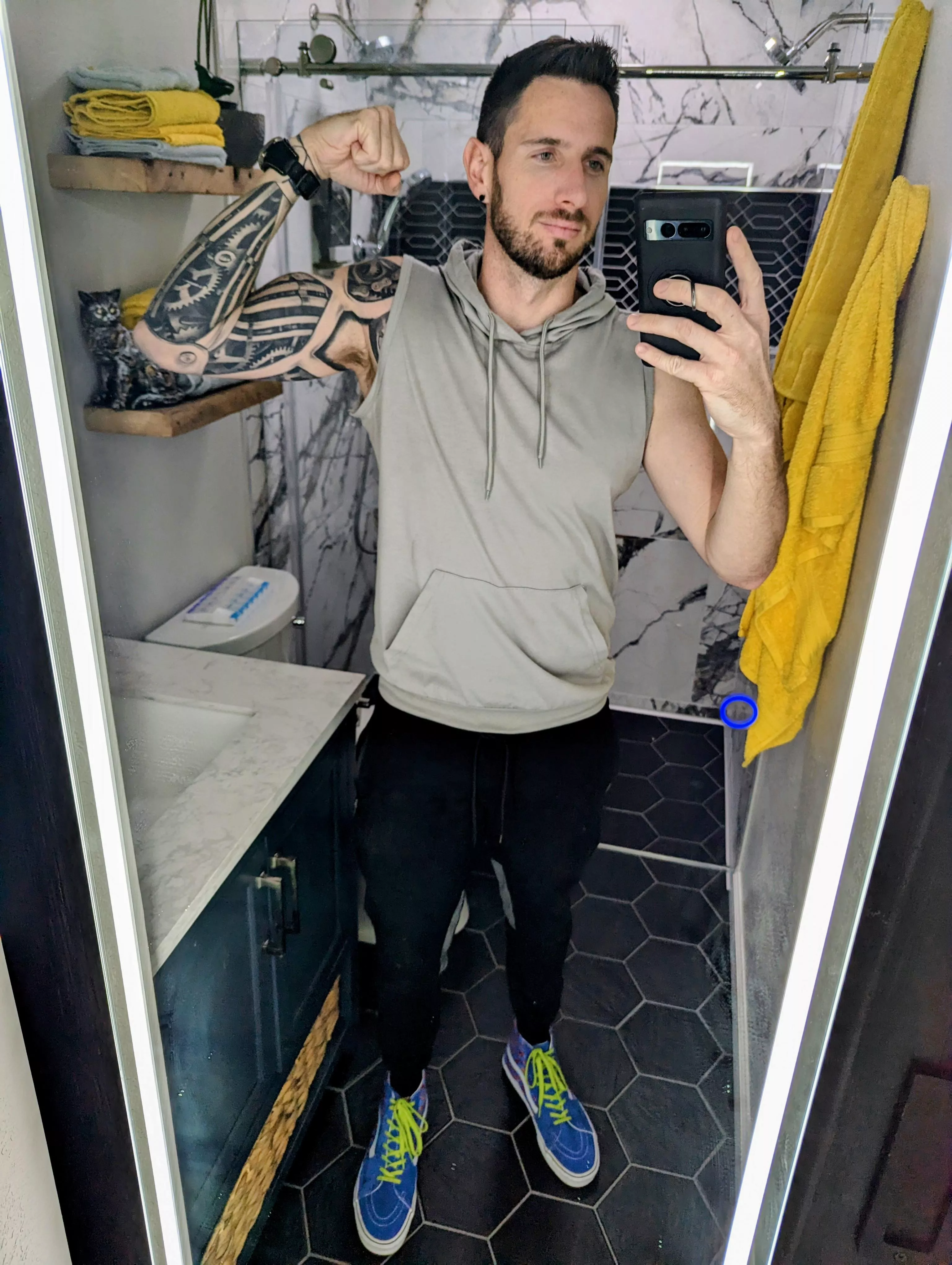 just got home from the gym and feeling myself.