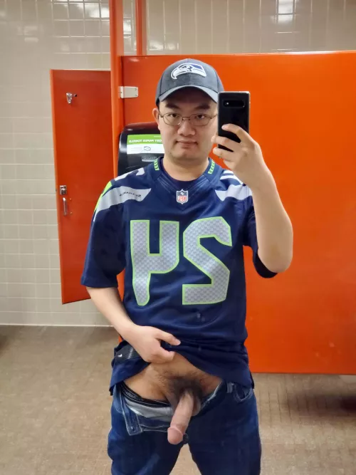 Just letting it hang out