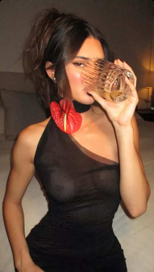 Kendall Jenner last night