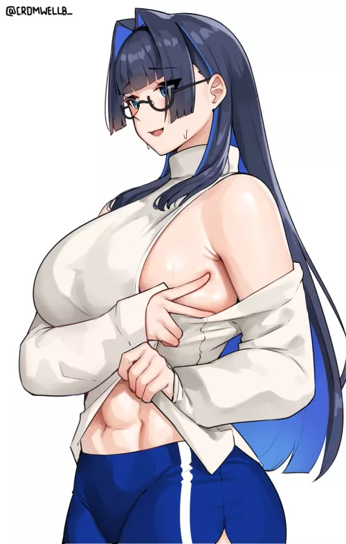 Kronii ab peak (@Cromwellb_) [Hololive]