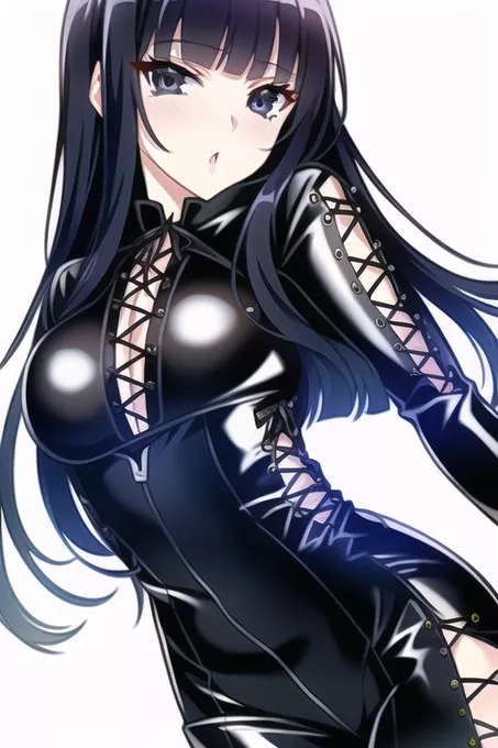 Leather Strapped Bodysuit