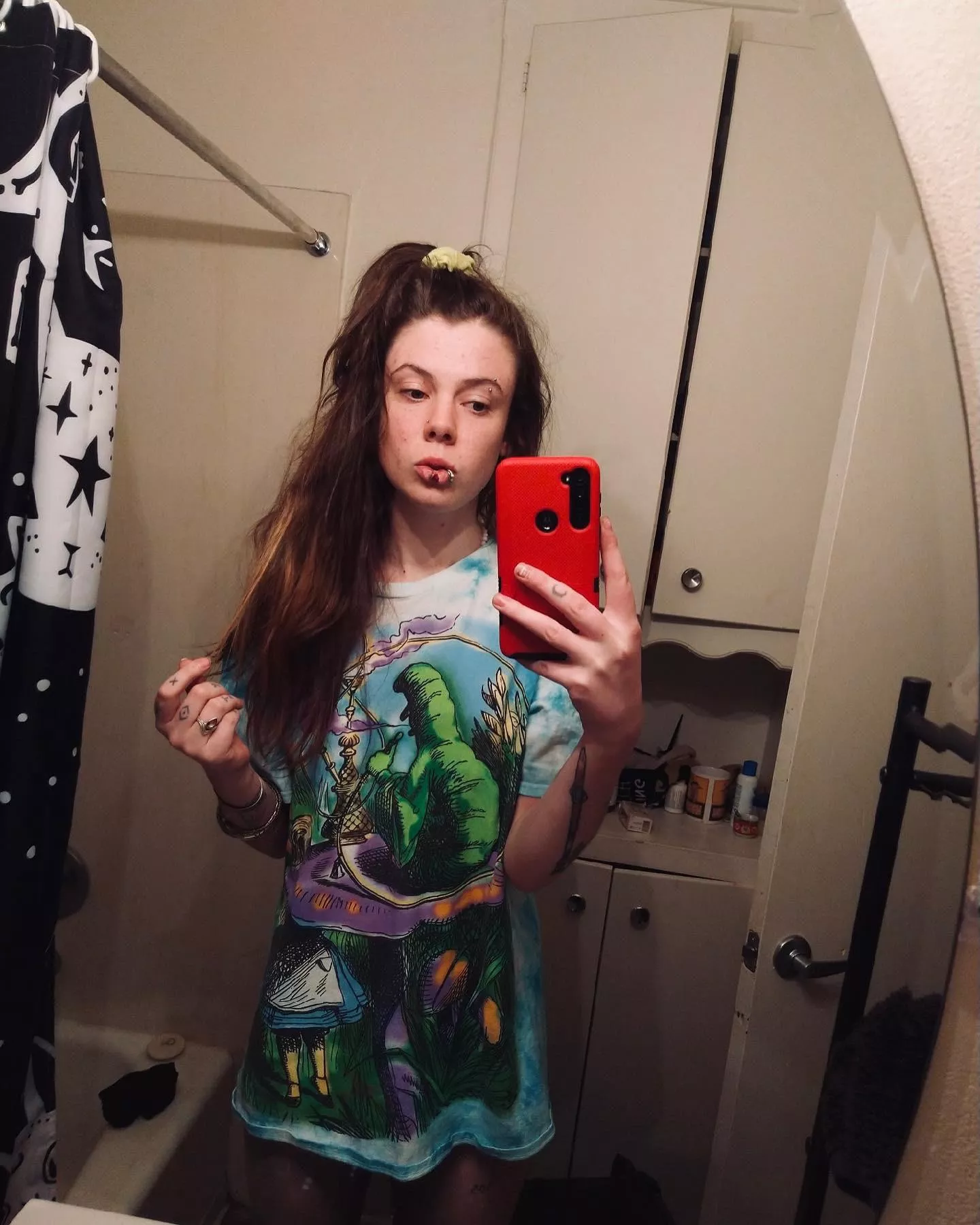 Meh, your dumb ass would probably take whatever pill I gave ya. 😈✨ [domme]