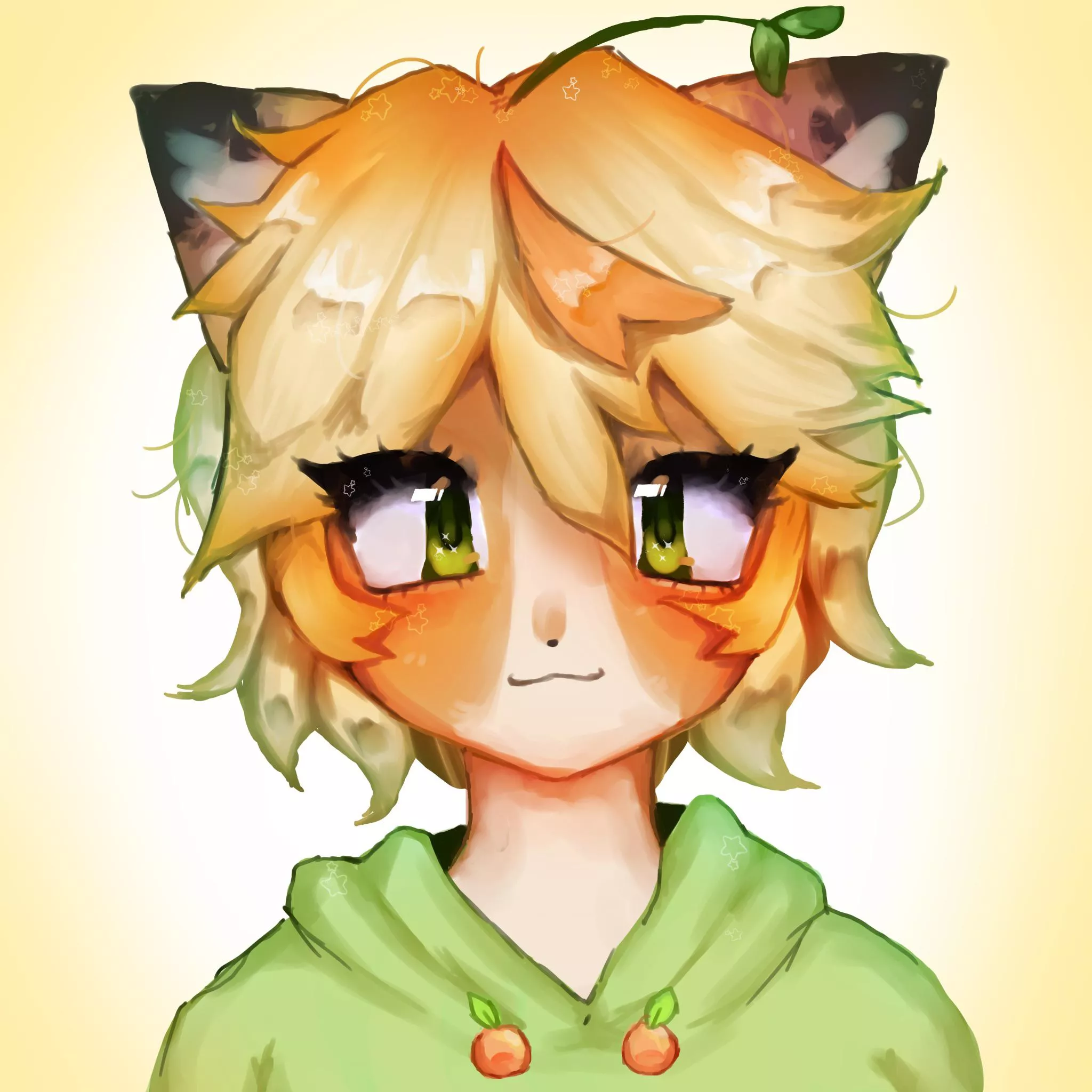 Mikan 🍊 (art by me ! :3)