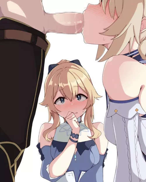 My bsf watching me as I expertly suck the cum out of this guy I just met 10 minutes ago at the movie theater