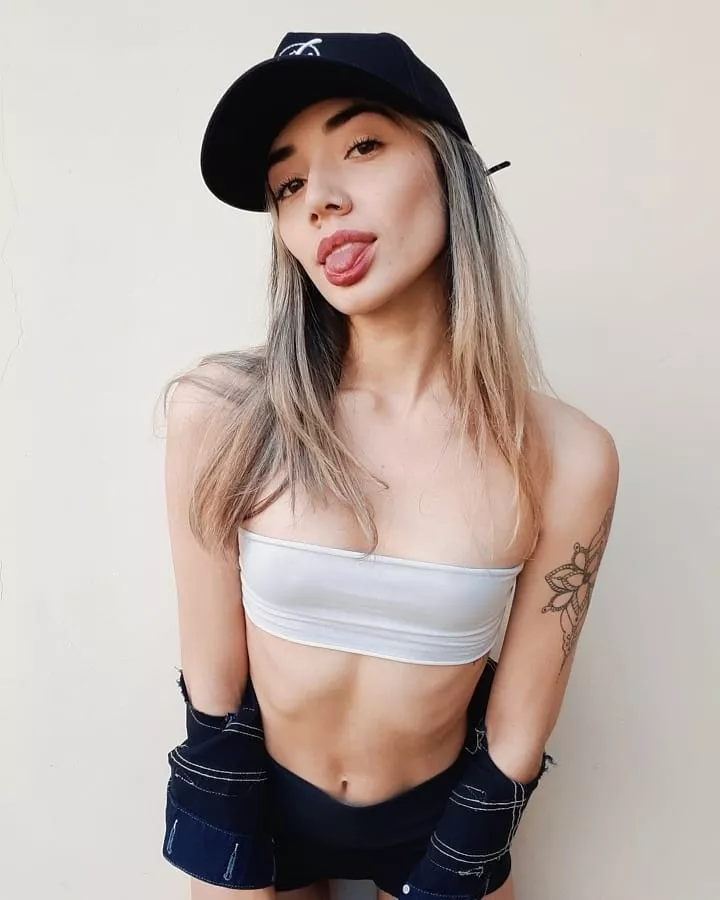 my cute tongue out 👅