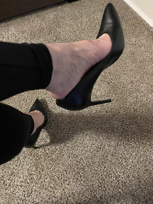 My sexy black stiletto heels!