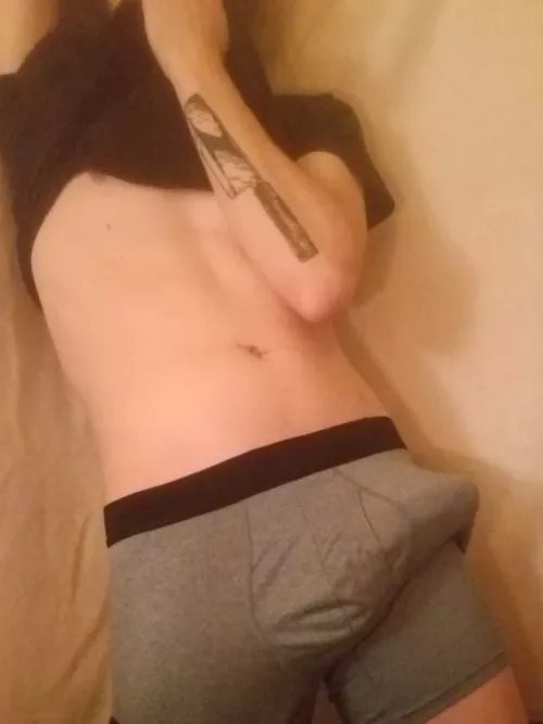 my underwear is a little tight.. hope you dont mind ;)