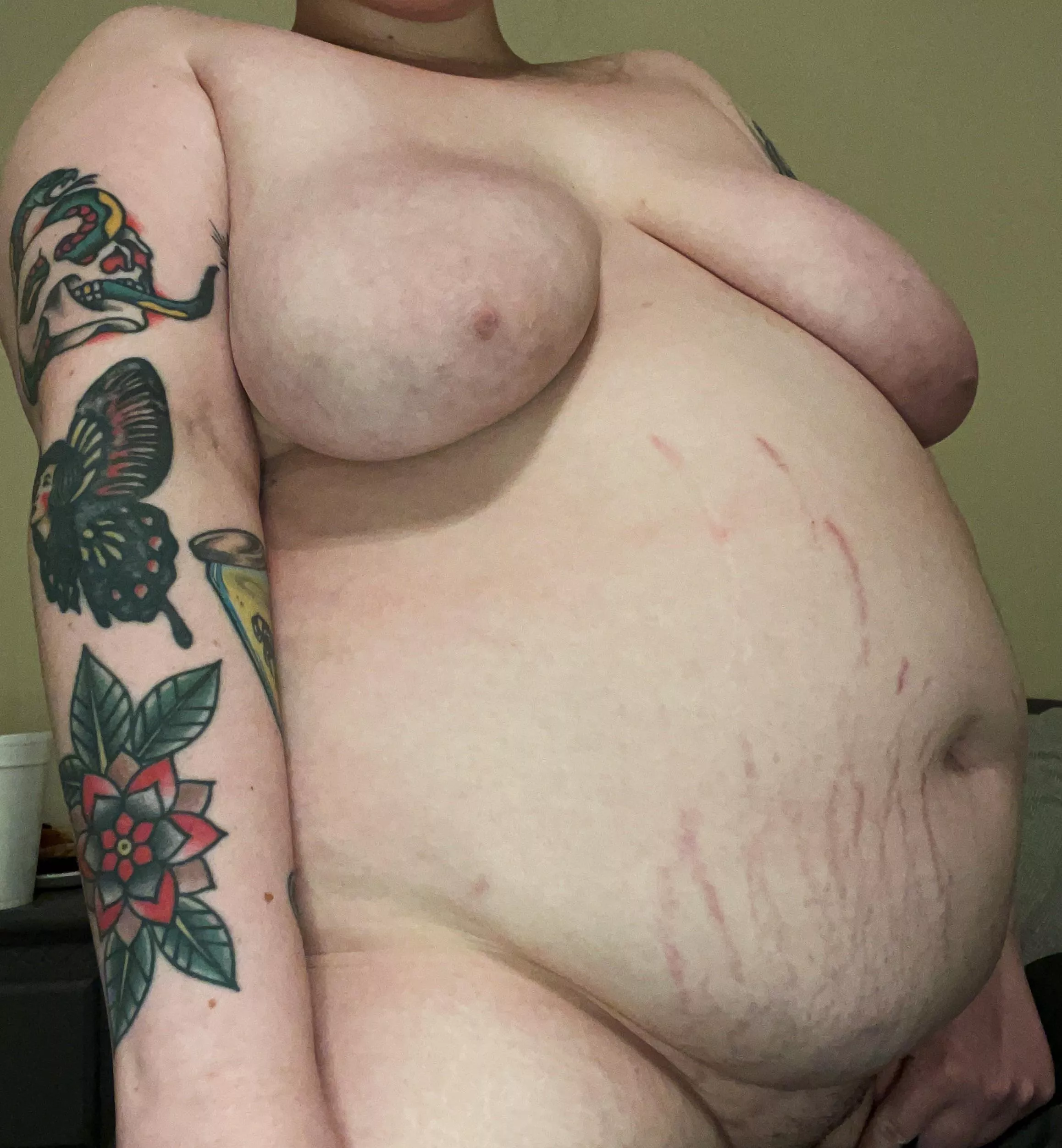 nowhere to go but out 😋