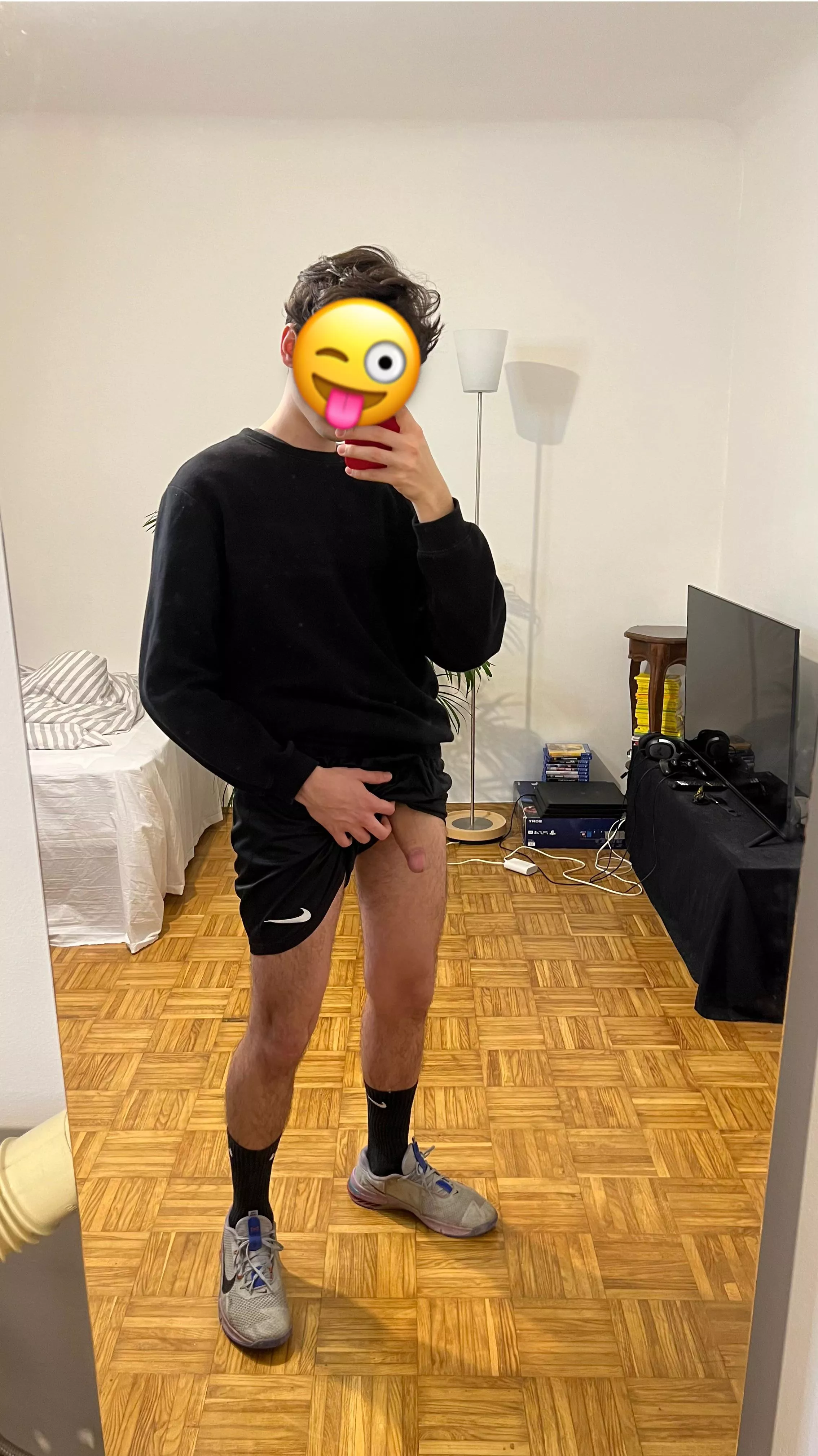 Oops I was jogging without underwear