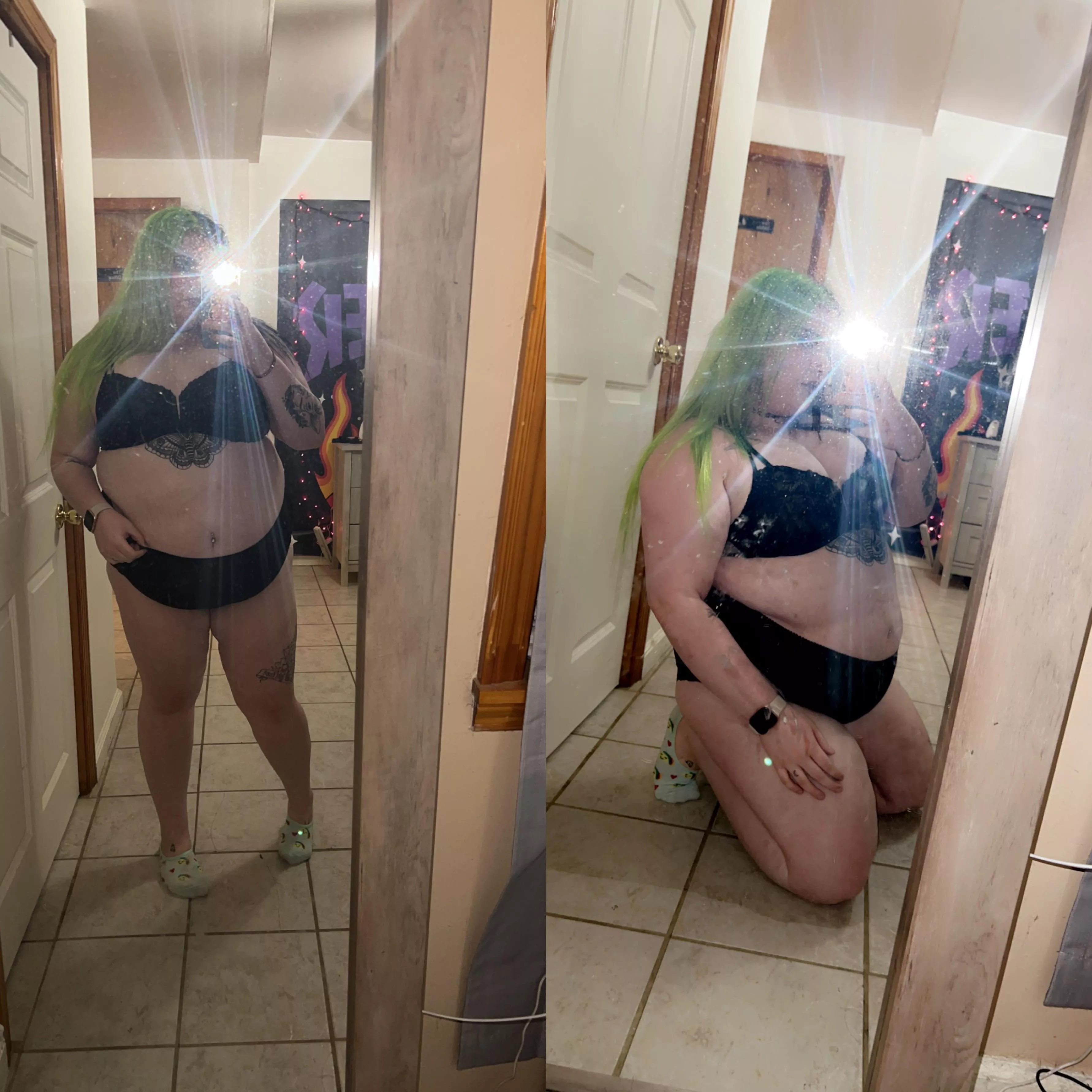 pillow princess who secretly likes being on her knees