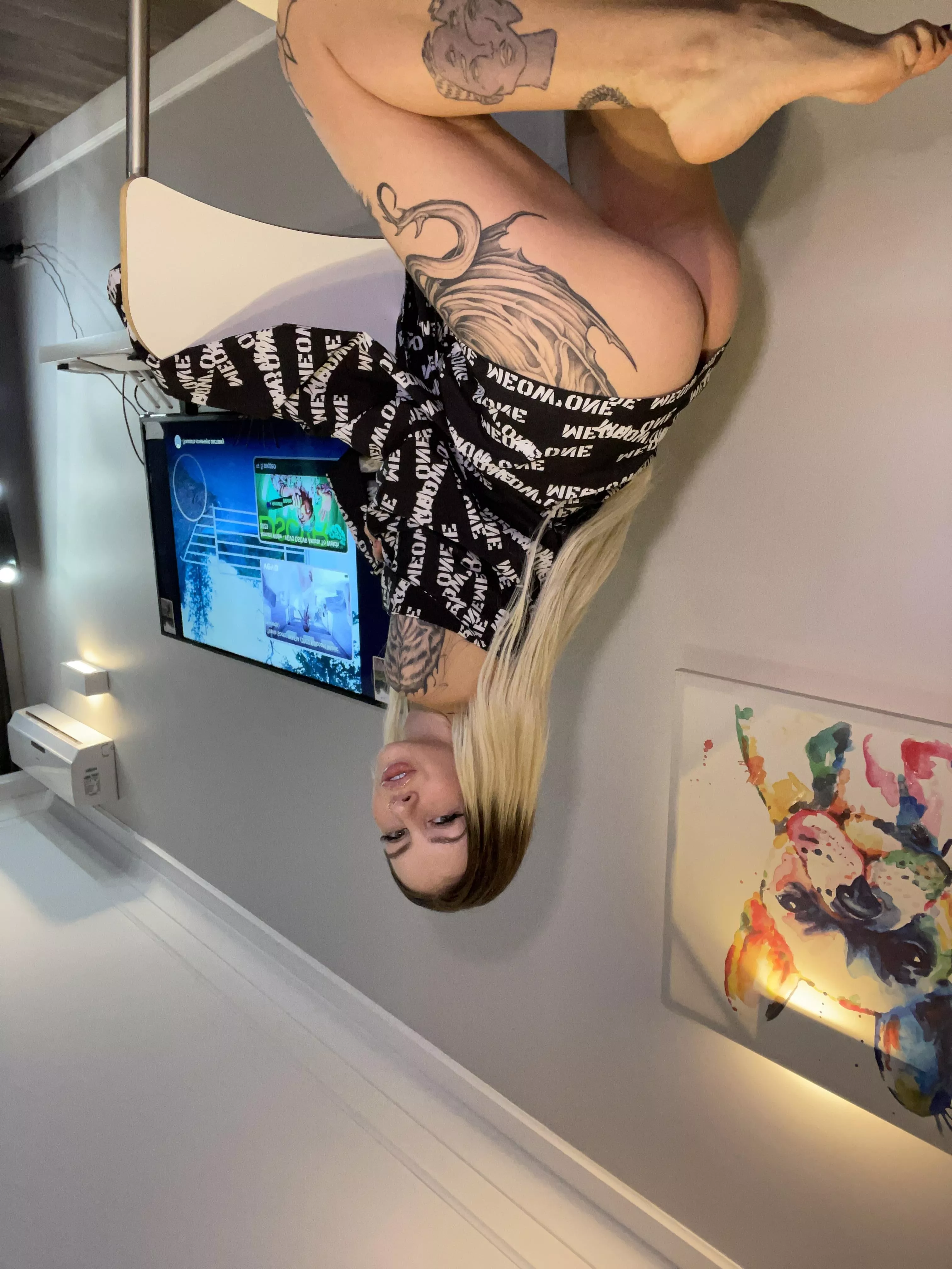 Pull my suit to the side and have at it