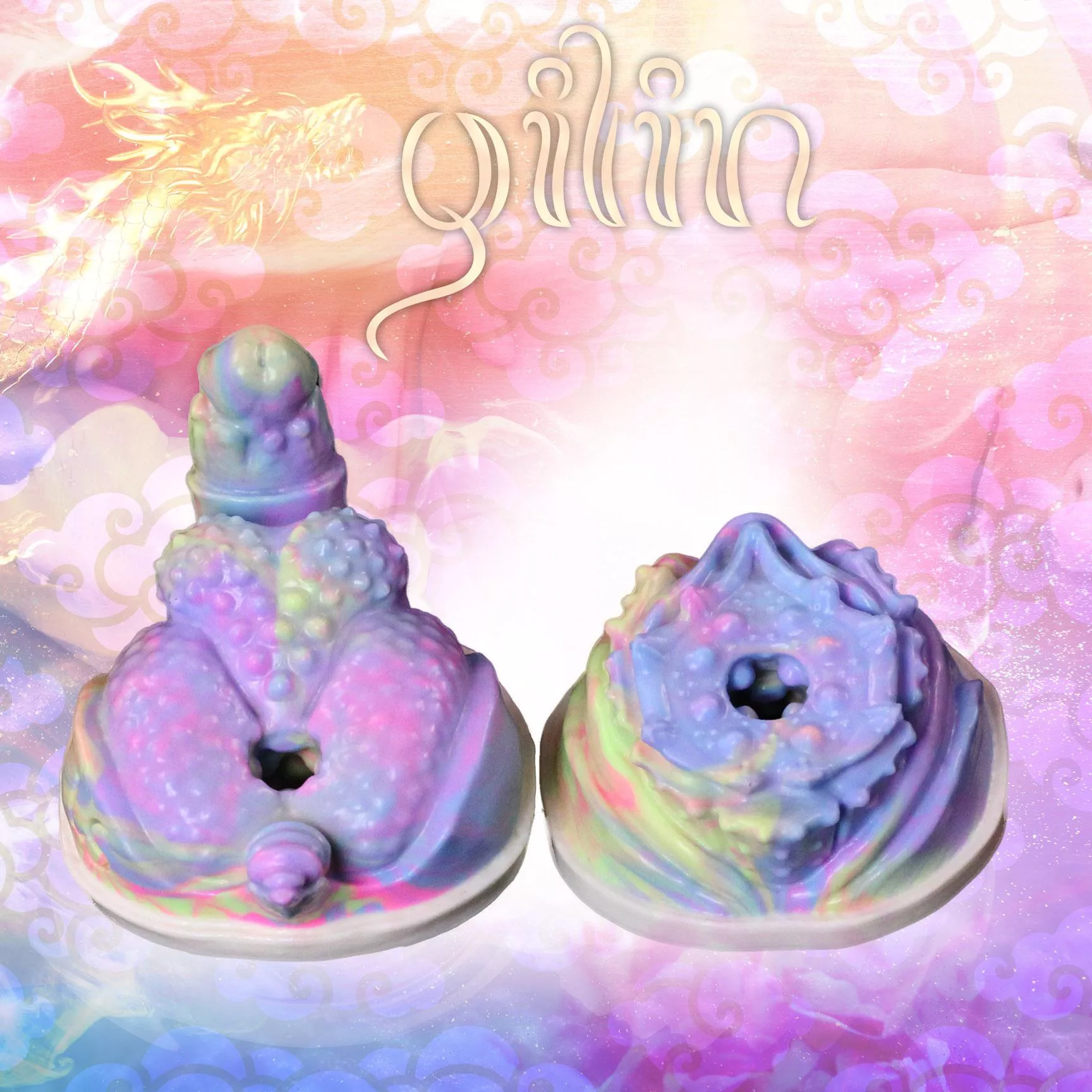 Qilin- Grinder, mini-masturbator, vibrator sleeve and squishy toy, our new creations tick all the boxes. Available now in two models, which one do you want?