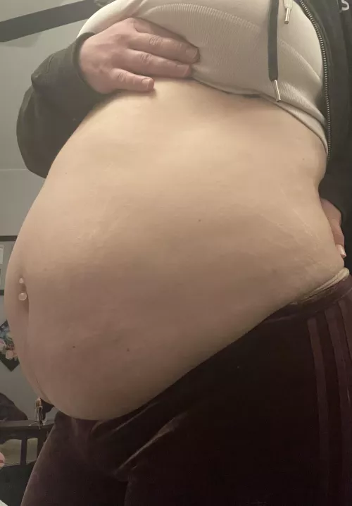 real baby or food baby? 🤰