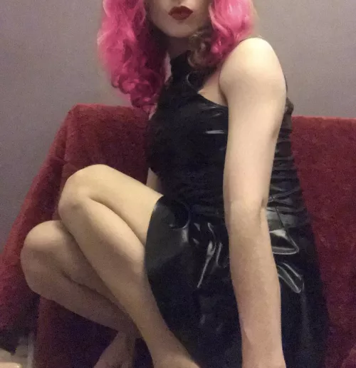 Sissy Gemma dressed up ,,, if she get enough humiliation I'll post her with those sissy legs spread
