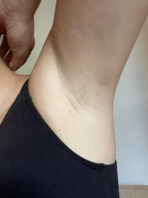 Sniff or lick my after gym pits?