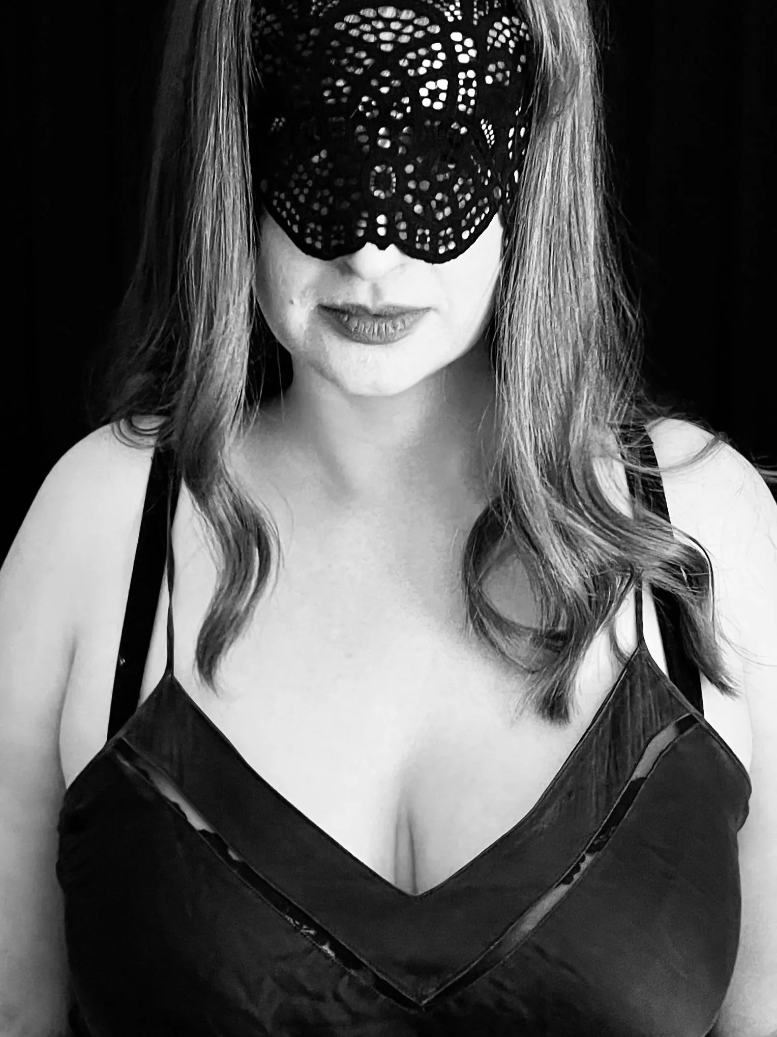 Staring through lace