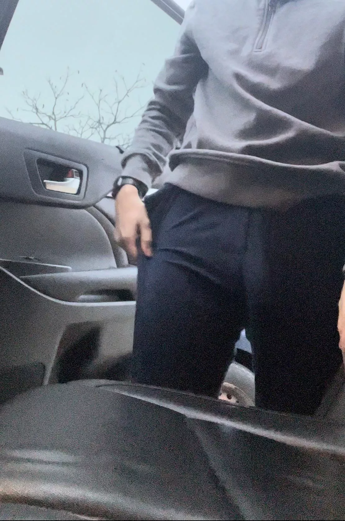 Subtle outline of my cock