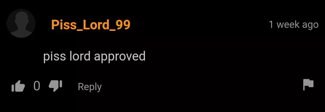 thanks piss lord