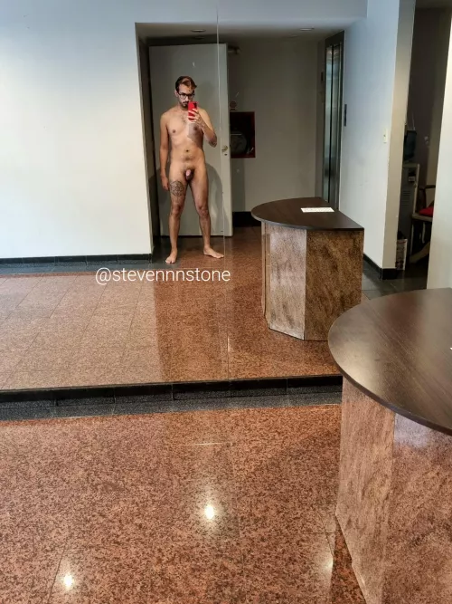 Tonight I wanna get naked in my building front hall again. What else should I do? Do you have any dares/tasks?