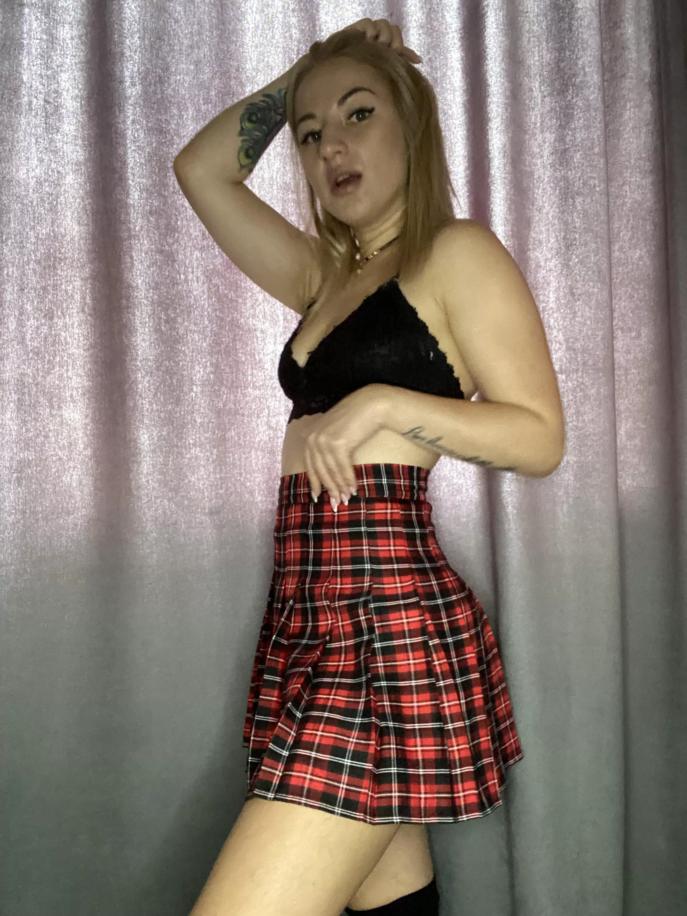 Would you fuck me in this skirt?