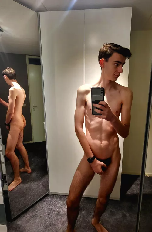 You just walked in on me, what are you doing?