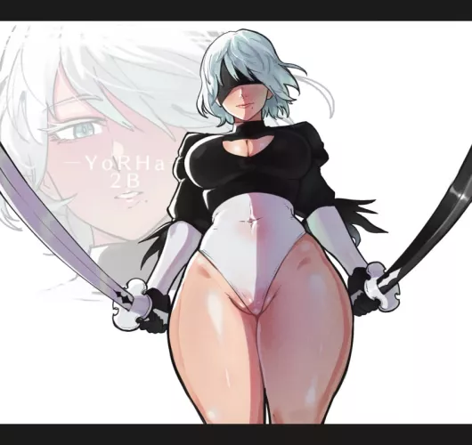 2B's ready for battle (hentaly)