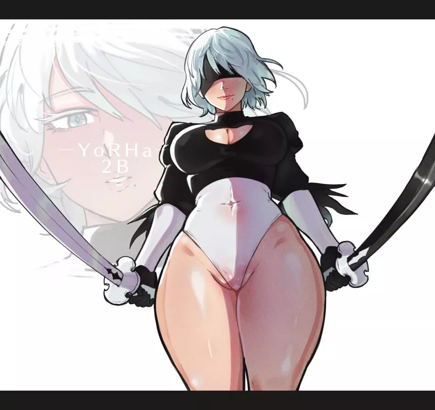 2B's ready for battle (hentaly)