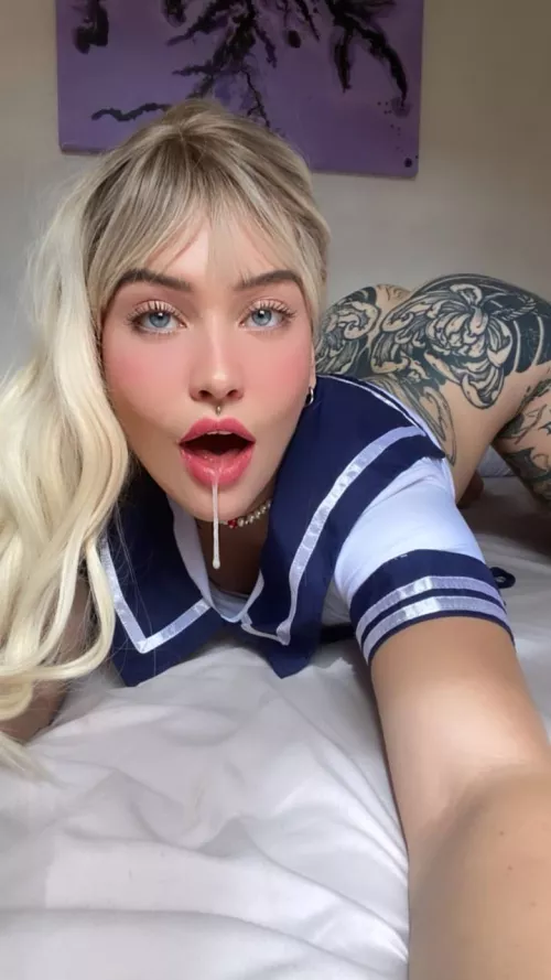 Am I so cute that your dick got so hard?