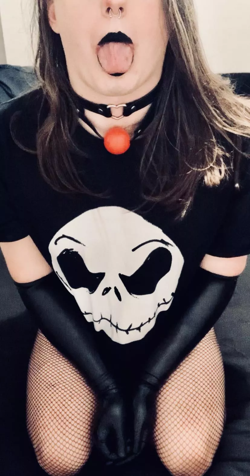 Are you putting the ball gag in my mouth or something else?