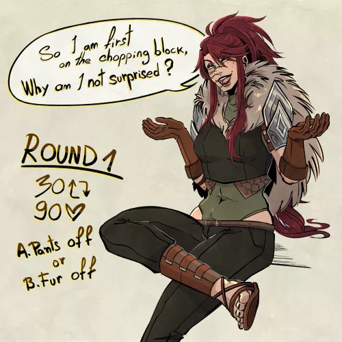 Best thing about twitter trends is that they give me excuses to undress my DnD gals